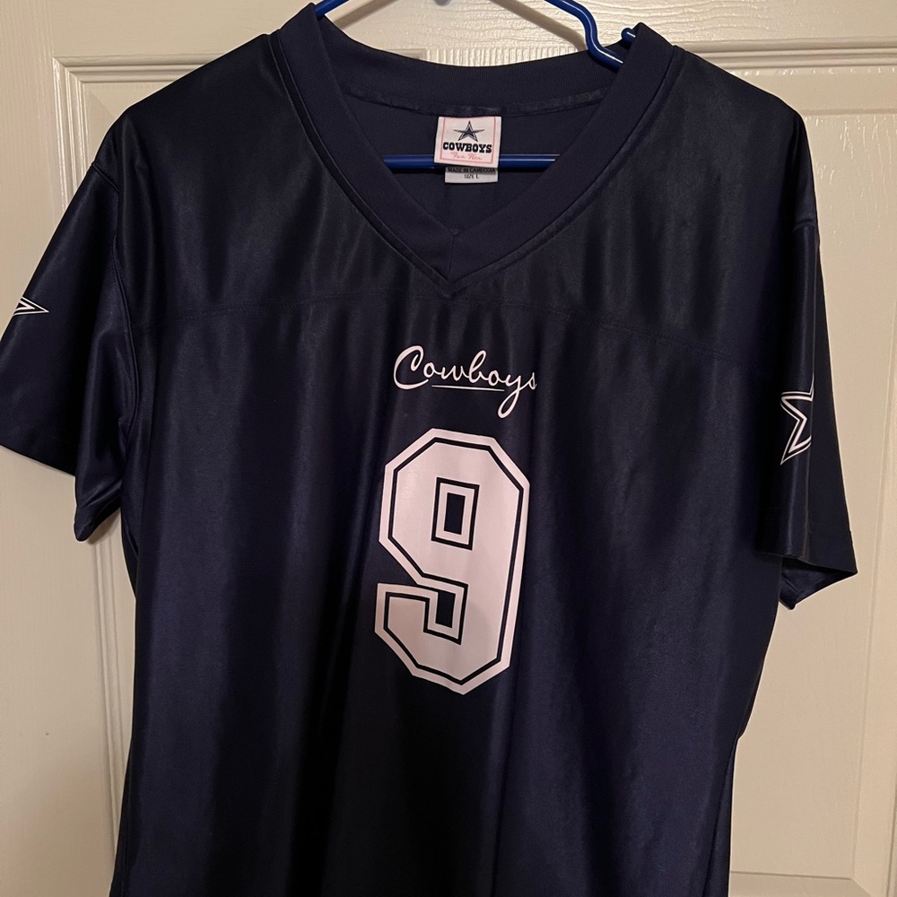 Women's Dallas Cowboys Romo Jersey 9 Large Football